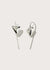 Carved Heart Hook Earrings